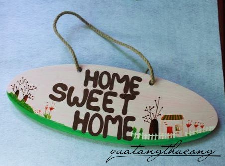 Bảng gỗ Home Sweet Home 3